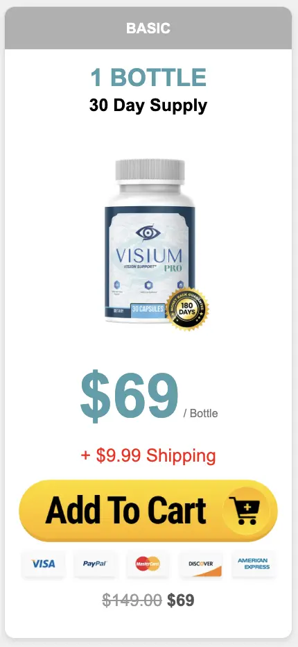 Visium Pro order one bottle